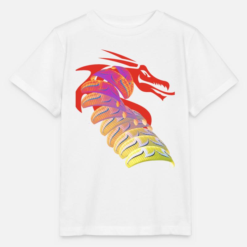 Drachen-Motorschirm - Stanley/Stella Kinder T-Shirt MINI CREATOR  - Weiß