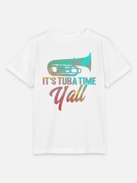 Tuba Es ist Tuba-Zeit, ihr alle Geschenk - Stanley/Stella Kinder T-Shirt MINI CREATOR  - Weiß