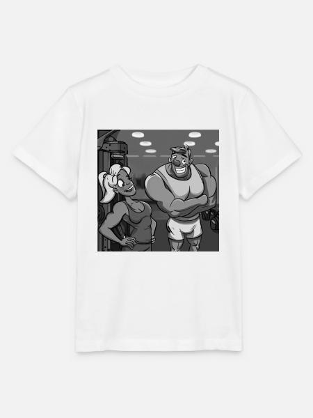FITNESSSTUDIO - Stanley/Stella Kinder T-Shirt MINI CREATOR - Weiß