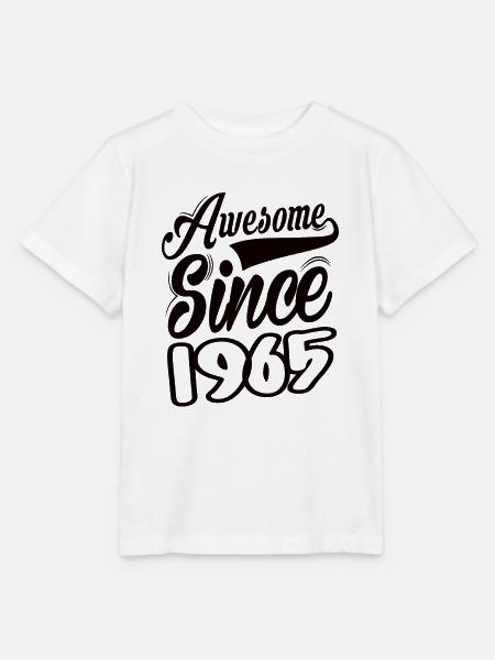 Awesome Since 1965 - Stanley/Stella Kinder T-Shirt MINI CREATOR - Weiß