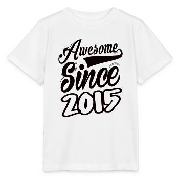 Génial depuis 2015 - T-shirt bio MINI CREATOR Stanley/Stella Enfant - blanc - Devant - Maike (125cm)