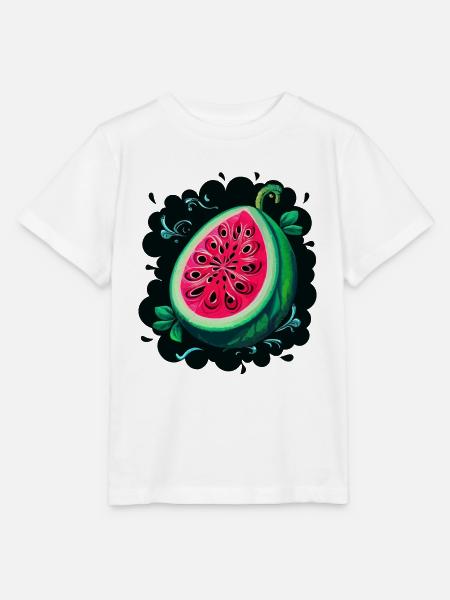 WASSERMELONE - Stanley/Stella Kinder T-Shirt MINI CREATOR - Weiß