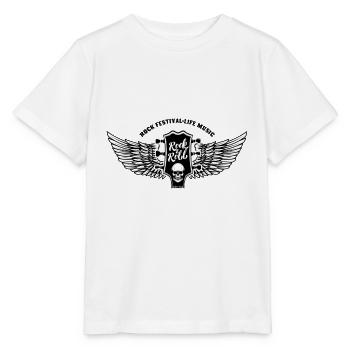 Rockmusik - Stanley/Stella Kinder T-Shirt MINI CREATOR  - Weiß - Vorne - Maike (125cm)