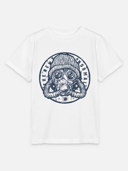 Die neue Normalmaske - Stanley/Stella Kinder T-Shirt MINI CREATOR  - Weiß