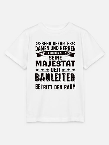 Bauleiter Geburtstag Bauleiter Sprüche Bauleiter - Stanley/Stella Kinder T-Shirt MINI CREATOR  - Weiß