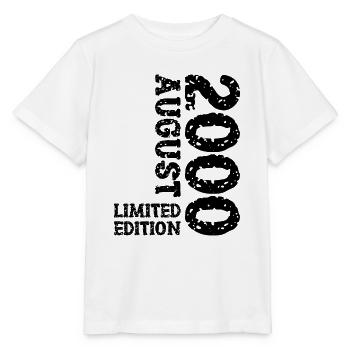 2000 August Limited Edition 23. Geburtstag Outfit - Stanley/Stella Kinder T-Shirt MINI CREATOR  - Weiß - Vorne - Maike (125cm)