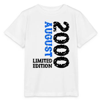 2000 August Limited Edition 23. Geburtstag Outfit - Stanley/Stella Kinder T-Shirt MINI CREATOR  - Weiß - Vorne - Maike (125cm)