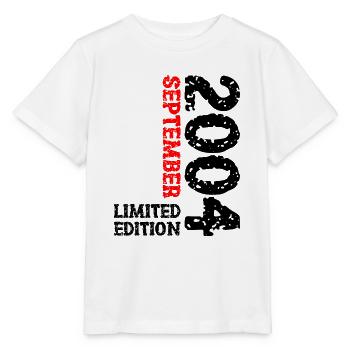 2004 September Limited Edition 19. Geburtstag Deko - Stanley/Stella Kinder T-Shirt MINI CREATOR  - Weiß - Vorne - Maike (125cm)