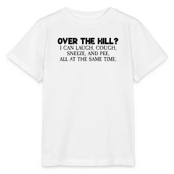 Over The Hill Funny Old People Joke Gag Humor Pun - Stanley/Stella MINI CREATOR Kids’ T-Shirt - white - Front - Maike (125cm)