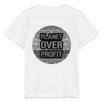 Planet over Profit - Stanley/Stella MINI CREATOR Kids’ T-Shirt - white - Front - Maike (125cm)