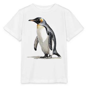 der König der Pinguine - Stanley/Stella Kinder T-Shirt MINI CREATOR  - Weiß - Vorne - Maike (125cm)