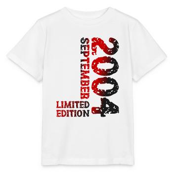 2004 September Limited Edition 19. Geburtstag Deko - Stanley/Stella Kinder T-Shirt MINI CREATOR  - Weiß - Vorne - Maike (125cm)