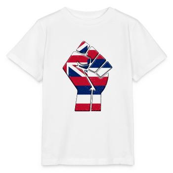 Bundesstaat Hawaii Flagge Stolz Eingeborene Heimat Familie - Stanley/Stella Kinder T-Shirt MINI CREATOR  - Weiß - Vorne - Maike (125cm)