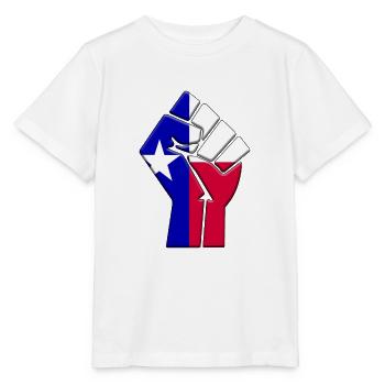 Bundesstaat Texas Flagge Stolz Eingeborenes Familienhaus - Stanley/Stella Kinder T-Shirt MINI CREATOR  - Weiß - Vorne - Maike (125cm)