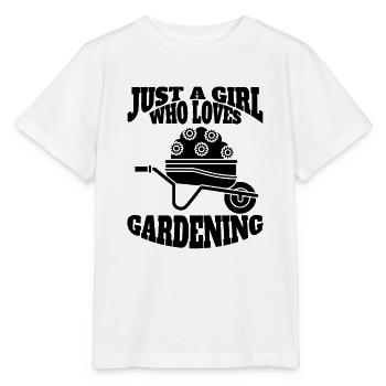 Hobbygärtner Garten Gärtner Obstgarten Geschenk - Stanley/Stella Kinder T-Shirt MINI CREATOR  - Weiß - Vorne - Maike (125cm)