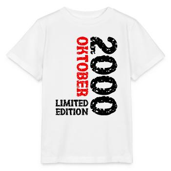 2000 Oktober Limited Edition 23. Geburtstag Deko - Stanley/Stella Kinder T-Shirt MINI CREATOR  - Weiß - Vorne - Maike (125cm)