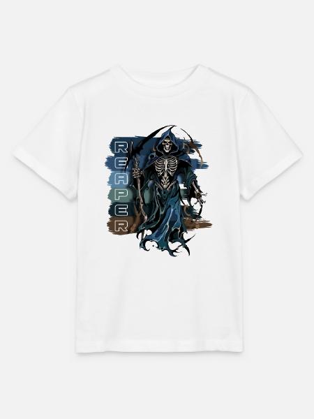 Sensenmann der Finsternis - Stanley/Stella Kinder T-Shirt MINI CREATOR - Weiß