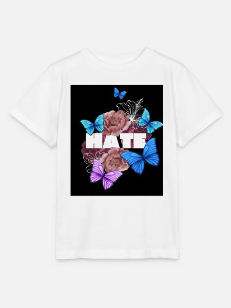 Hate Designer T-shirt - Stanley/Stella Kinder T-Shirt MINI CREATOR - Weiß