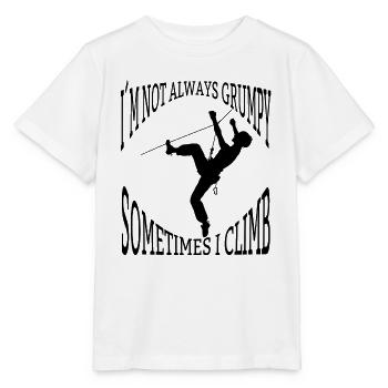 Climber Mountain Climbing Climbing Mountaineering Mountain - Stanley/Stella MINI CREATOR Kids’ T-Shirt - white - Front - Maike (125cm)