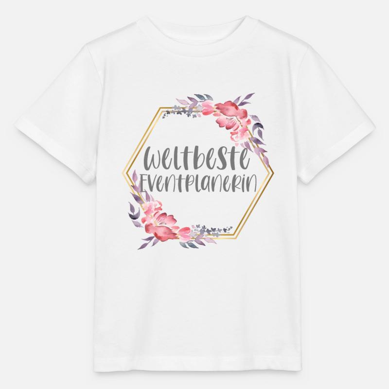Eventplanerin Events Mädchen Beruf Geschenk - Stanley/Stella Kinder T-Shirt MINI CREATOR - Weiß