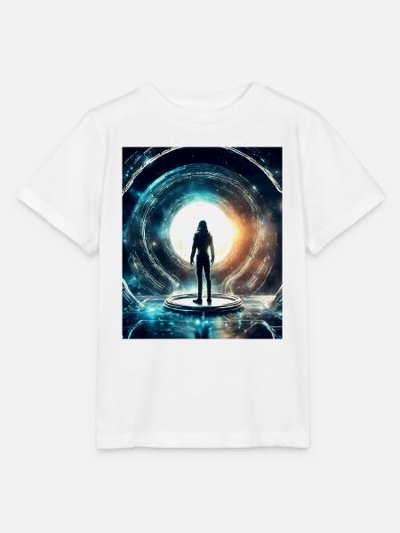 Weltall - Stanley/Stella Kinder T-Shirt MINI CREATOR  - Weiß