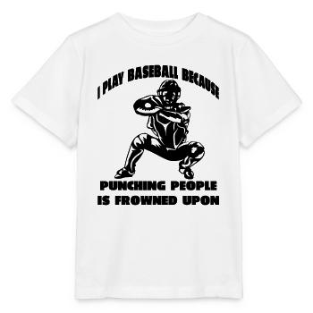Baseball Baseball Team Baseball Player Baseball Player - Stanley/Stella MINI CREATOR Kids’ T-Shirt - white - Front - Maike (125cm)