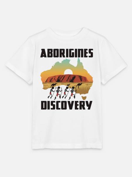 Aborigines Discovery - Stanley/Stella Kinder T-Shirt MINI CREATOR  - Weiß