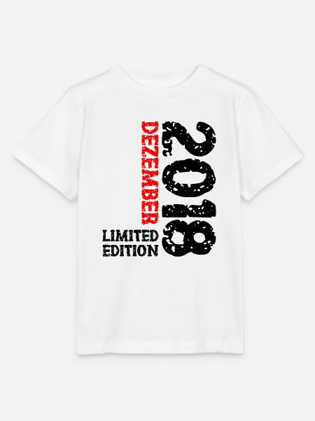 2018 Dezember Limited Edition 5. Geburtstag Deko - Stanley/Stella Kinder T-Shirt MINI CREATOR  - Weiß