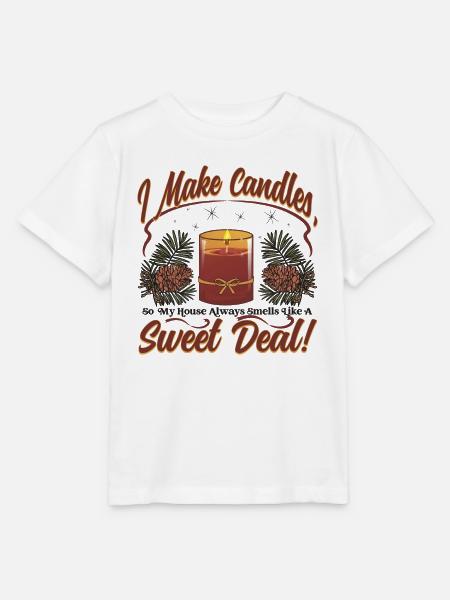 Kerzengeruch nach Hause - Stanley/Stella Kinder T-Shirt MINI CREATOR - Weiß