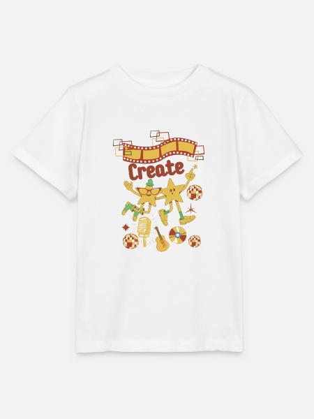 Schaffen - Stanley/Stella Kinder T-Shirt MINI CREATOR - Weiß