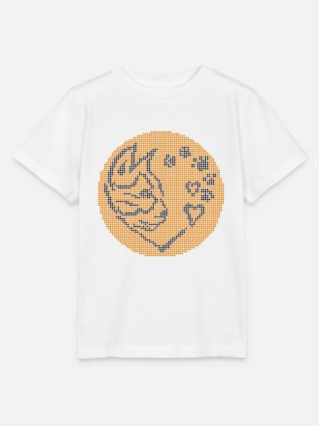 Katze Kleines Herz Grafik - Stanley/Stella Kinder T-Shirt MINI CREATOR - Weiß
