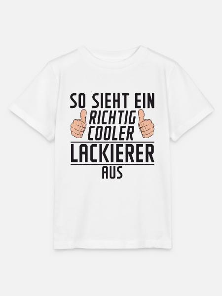 Lackierer | Spruch | | Definition lackieren - Stanley/Stella Kinder T-Shirt MINI CREATOR  - Weiß