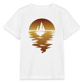 Sailing Ship Sailing Sailing Sailing Sailing Sailboat - Stanley/Stella MINI CREATOR Kids’ T-Shirt - white - Front - Maike (125cm)