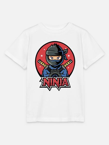 Ninja - Stanley/Stella Kinder T-Shirt MINI CREATOR - Weiß