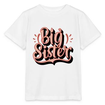 BIG SISTER - Stanley/Stella MINI CREATOR Kids’ T-Shirt - white - Front - Maike (125cm)