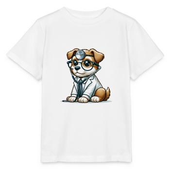 Cute Dog Doctor - Stanley/Stella Kinder T-Shirt MINI CREATOR  - Weiß - Vorne - Maike (125cm)
