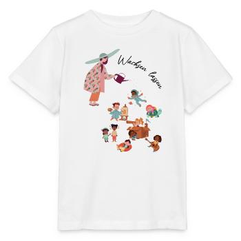 Erzieher mit Herz Wachsen lassen Kinderpfleger - Stanley/Stella Kinder T-Shirt MINI CREATOR  - Weiß - Vorne - Maike (125cm)