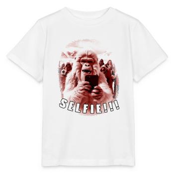 Yeti Selfie - Stanley/Stella Kinder T-Shirt MINI CREATOR  - Weiß - Vorne - Maike (125cm)