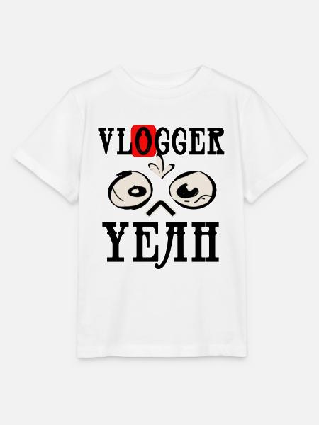Vlogger Spass - Stanley/Stella Kinder T-Shirt MINI CREATOR - Weiß