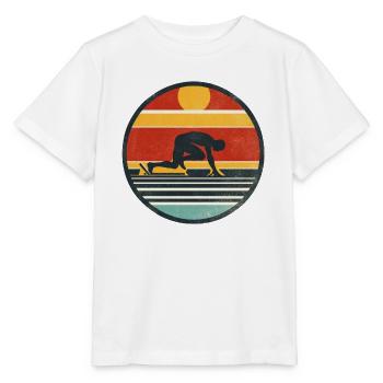 Sprinter - Track And Field 3 - Stanley/Stella Kinder T-Shirt MINI CREATOR  - Weiß - Vorne - Maike (125cm)