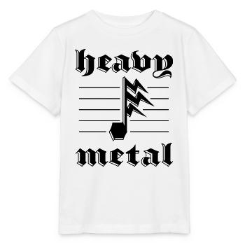Heavy Metal Blitznote - Stanley/Stella MINI CREATOR Kids’ T-Shirt - white - Front - Maike (125cm)