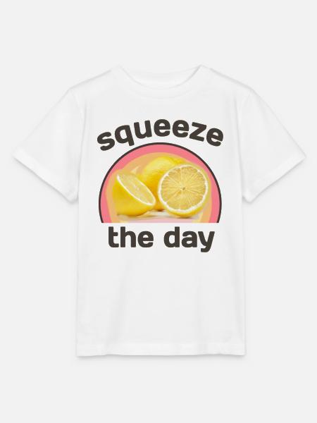 Squeeze the day - Stanley/Stella Kinder T-Shirt MINI CREATOR - Weiß