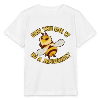 Can You Use It In A Sentence 2 - Stanley/Stella MINI CREATOR Kids’ T-Shirt - white - Front - Maike (125cm)