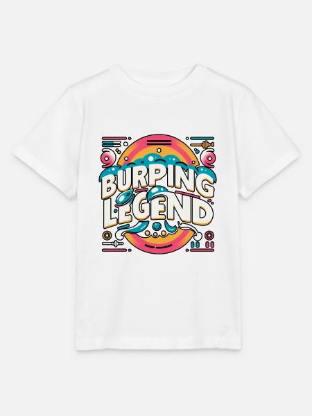 Burping Legend 14 - Stanley/Stella Kinder T-Shirt MINI CREATOR  - Weiß