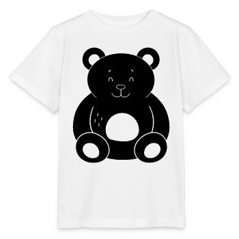 Ours en peluche - T-shirt bio MINI CREATOR Stanley/Stella Enfant - blanc - Devant - Maike (125cm)