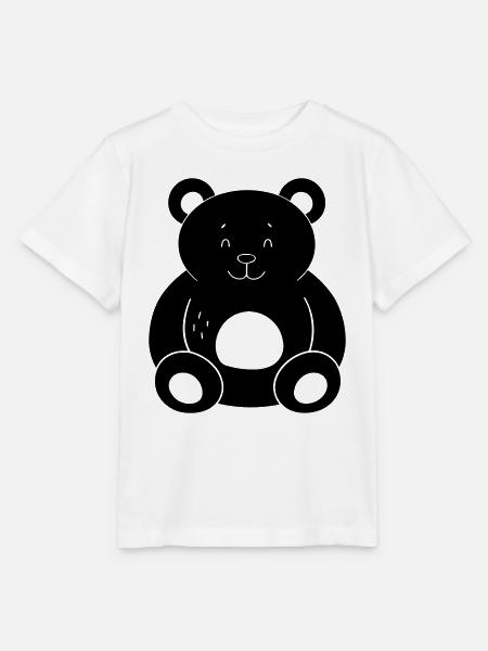 Teddybär - Stanley/Stella Kinder T-Shirt MINI CREATOR  - Weiß