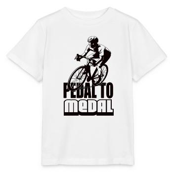 Pedal To Medal Road Bike Road Bike Road Bikes Road Bike - Stanley/Stella MINI CREATOR Kids’ T-Shirt - white - Front - Maike (125cm)