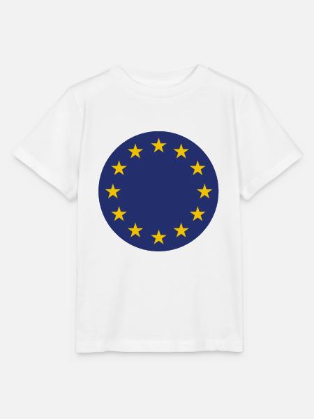 EU Flagge - Stanley/Stella Kinder T-Shirt MINI CREATOR  - Weiß