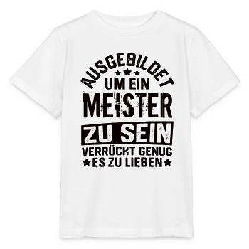 Master craftsman's examination Master craftsman craftsman - Stanley/Stella MINI CREATOR Kids’ T-Shirt - white - Front - Maike (125cm)