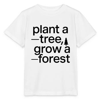 PFLANZEN SIE EINEN BAUM, WACHSEN SIE EINEN WALD - Stanley/Stella Kinder T-Shirt MINI CREATOR  - Weiß - Vorne - Maike (125cm)